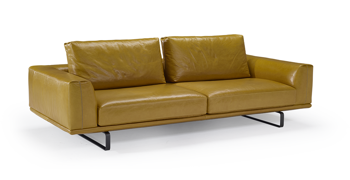 картинка Стильный кожаный диван Tempo, Soho Loft от Sohogallery.ru