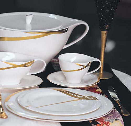 картинка Набор кофейных пар Золотая линия на 6 персон 12 предметов от Sohogallery.ru