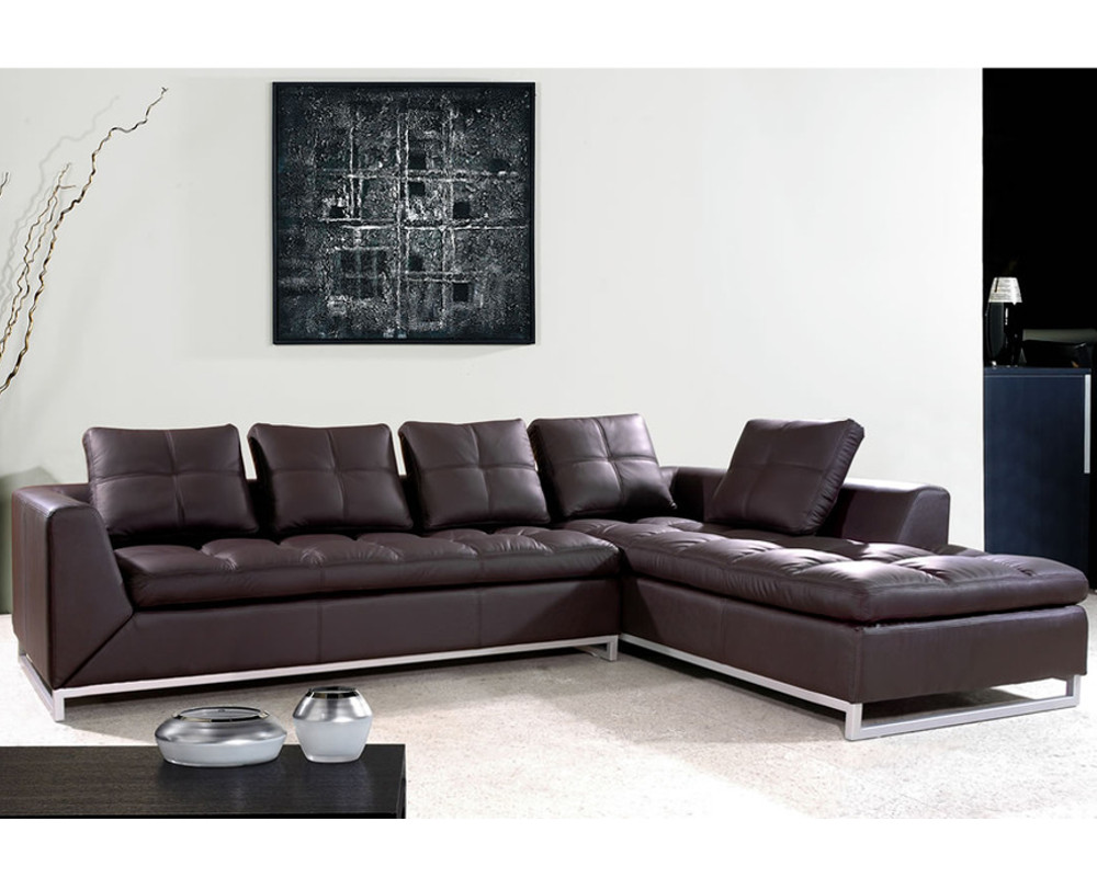 картинка Классический кожаный угловой диван Novara, Soho Loft от Sohogallery.ru